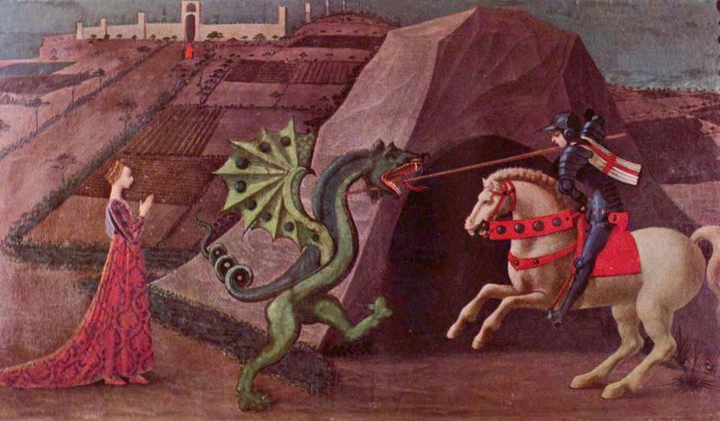 paolo uccello The Princess and the Dragon, France oil painting art